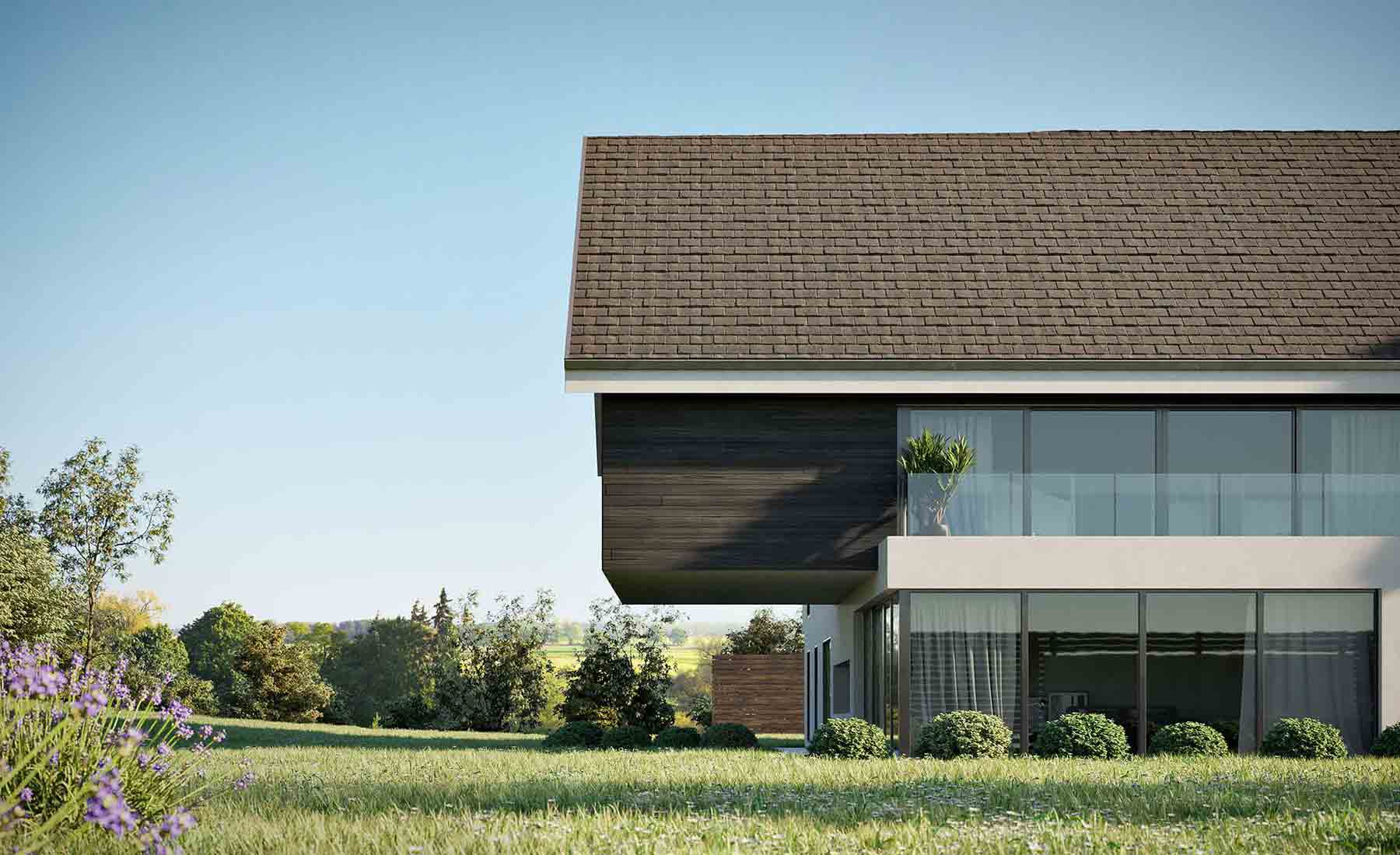 moderne villa visualisierung für architekturfirma aus uk